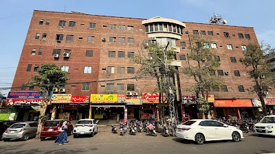 usman Block Barket Market Garden Town Fron view of Barkat MArket