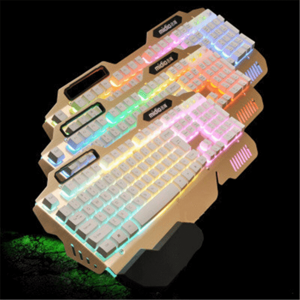 Midio RGB Backlight Semi Mechanical Gaming Keyboard