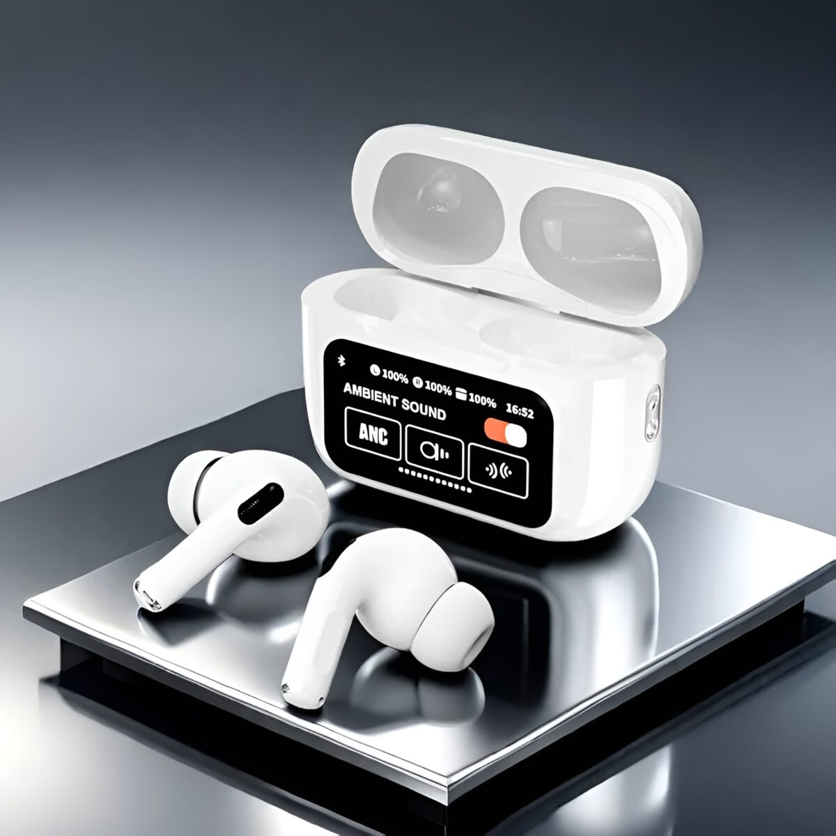 A9 Pro Airpods Pro | Screen Airpods A9 Pro LCD Earbuds Long Live pakistan