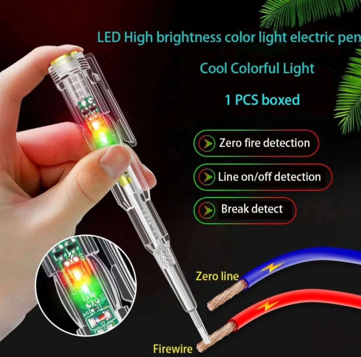 Led tester Voltmeter Power Detector Electrical Screwdriver Indicator without box Long Live pakistan