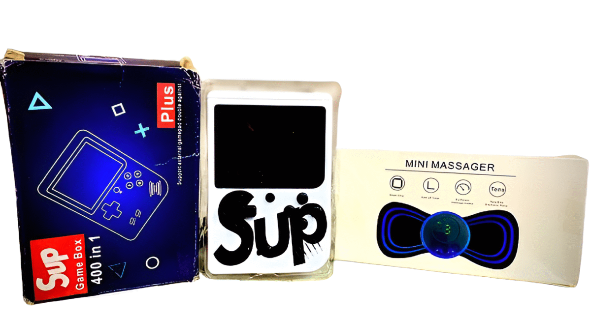 14 August deal pack of 2 - Sup Game 400 in 1 & Ems Butterfly Massager Long Live pakistan