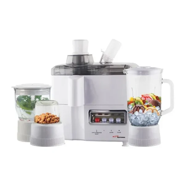 4 In 1 Juicer Blender Machine (blender+grinder+milksahke jug) 750W (Copper 7035)Motor with 1 year warranty