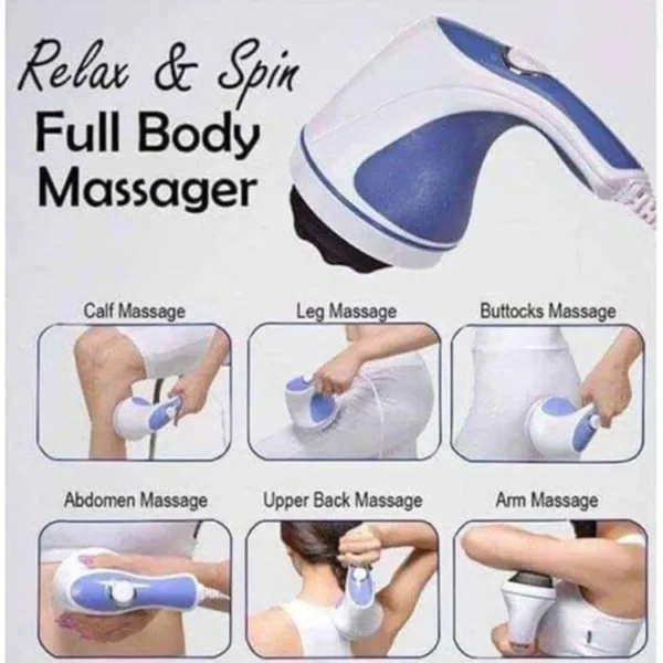 New Genuine ton Body Massager Pain Relief Massage Machine Full Blood Circulation Portable Electric Handheld waistline Complete Body Head Neck Shoulder Back Leg Foot Pain Relief for Men Women for Fat Reduction Joint Pains Massager, Corded Electric