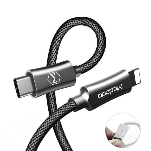 Lightning to Type-C fast charging sync cable