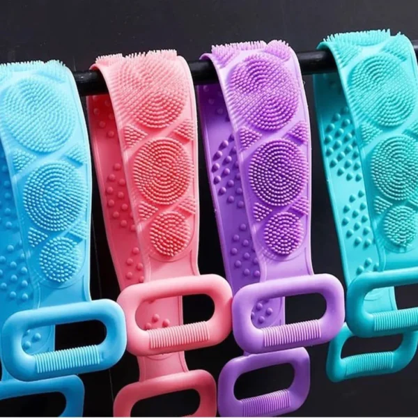 Double Side Bath Towel Scrubber (random Color)