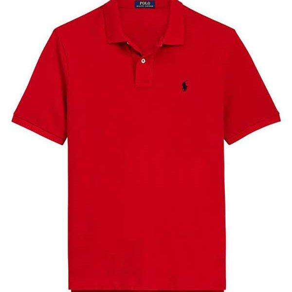 Mens Cotton Red Polo T-Shirts - (DT-16)