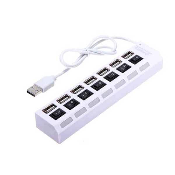 USB HUB 7 PORT 2.0 WITH SWITCH