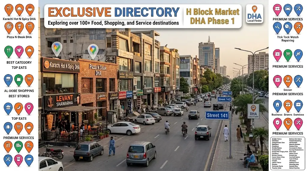 Home 2 H Block Market DHA Phase 1 Lahore Pakistan - Long Live Pakistan